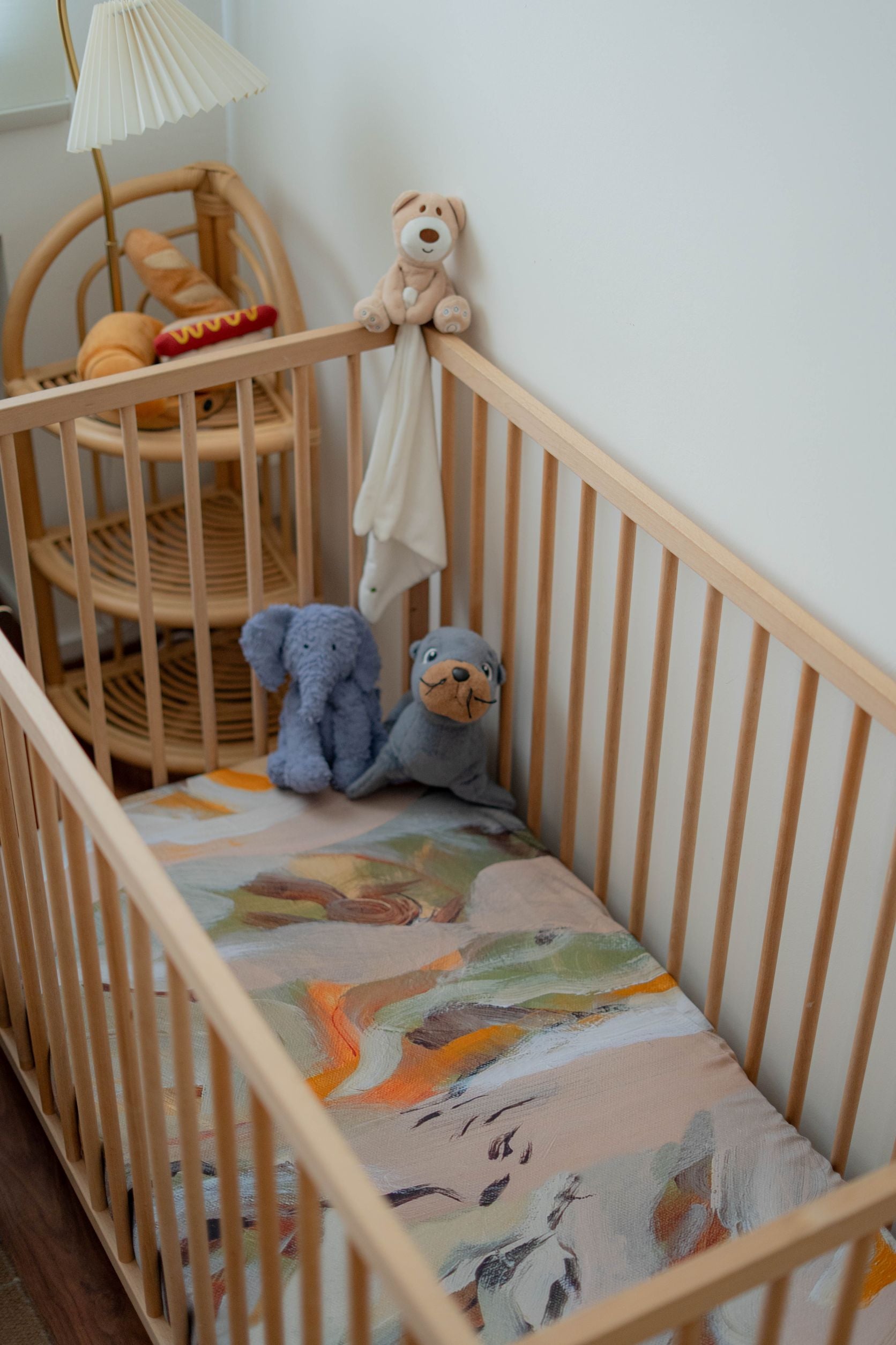 Baby Cot Sheet (Gust Over The Plains)