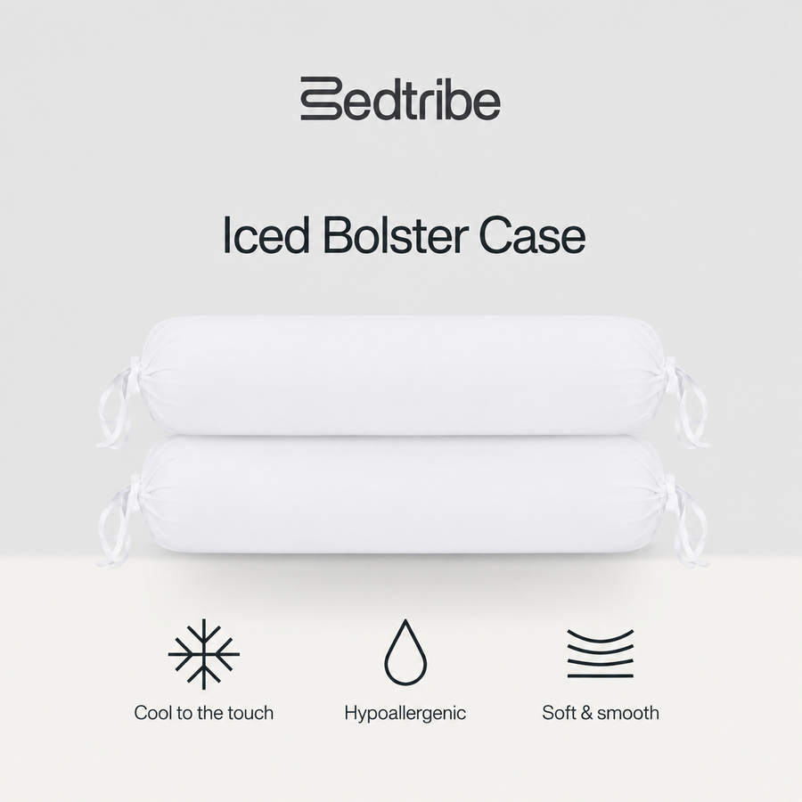 Iced Bamboo Bolster Case - Bedtribe