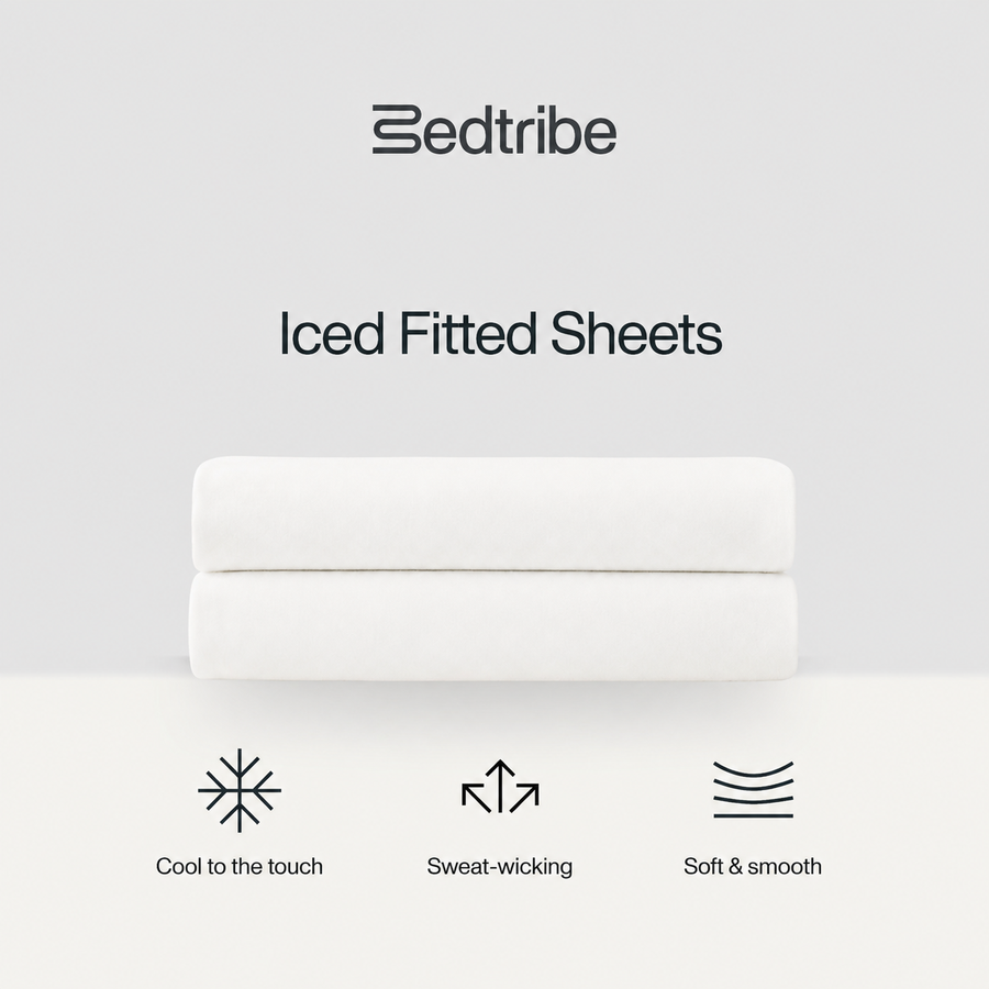 Iced Bamboo Fitted Sheet - Bedtribe